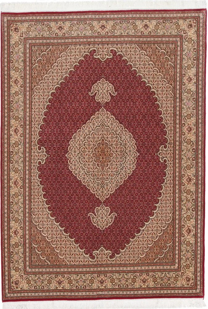 Tabriz Tappeto persiano 170 x 240 Beige (Iran) Annodato A Mano