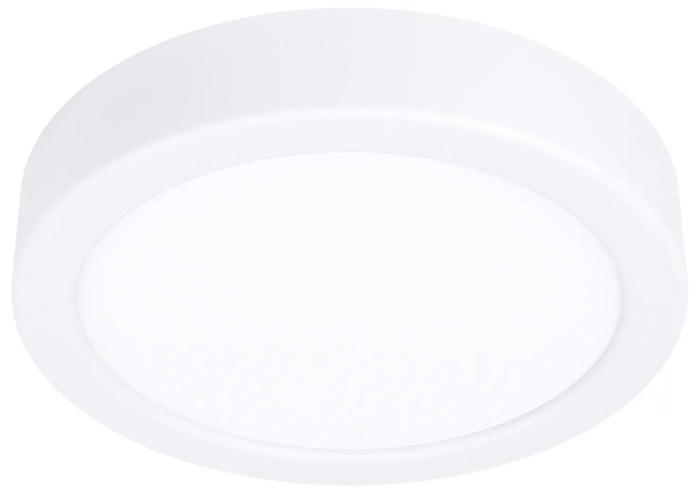 Plafoniera Moderna Fueva 5 In Acciaio Bianco Led Integrato 11W 3000K