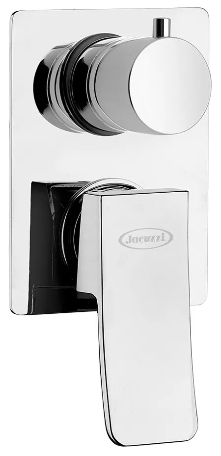 Miscelatore doccia incasso con deviatore monoleva Jacuzzi rubinetteria Tank ottone cromato 0TN00400JA00