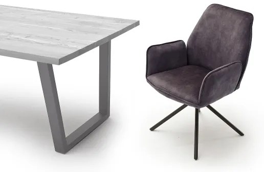 Set di 2 sedie da pranzo NEXORO, antracite