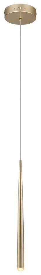 Lampadario LED dorato ø 14 cm Cala – Trio Select