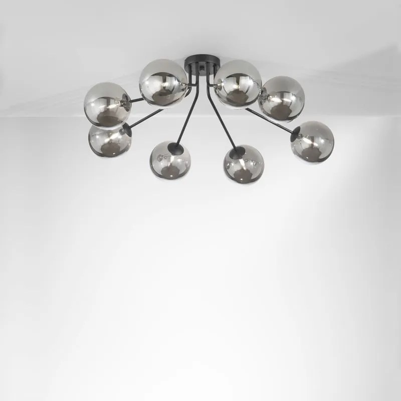 Plafoniera Honey nero IP20, 8XG9