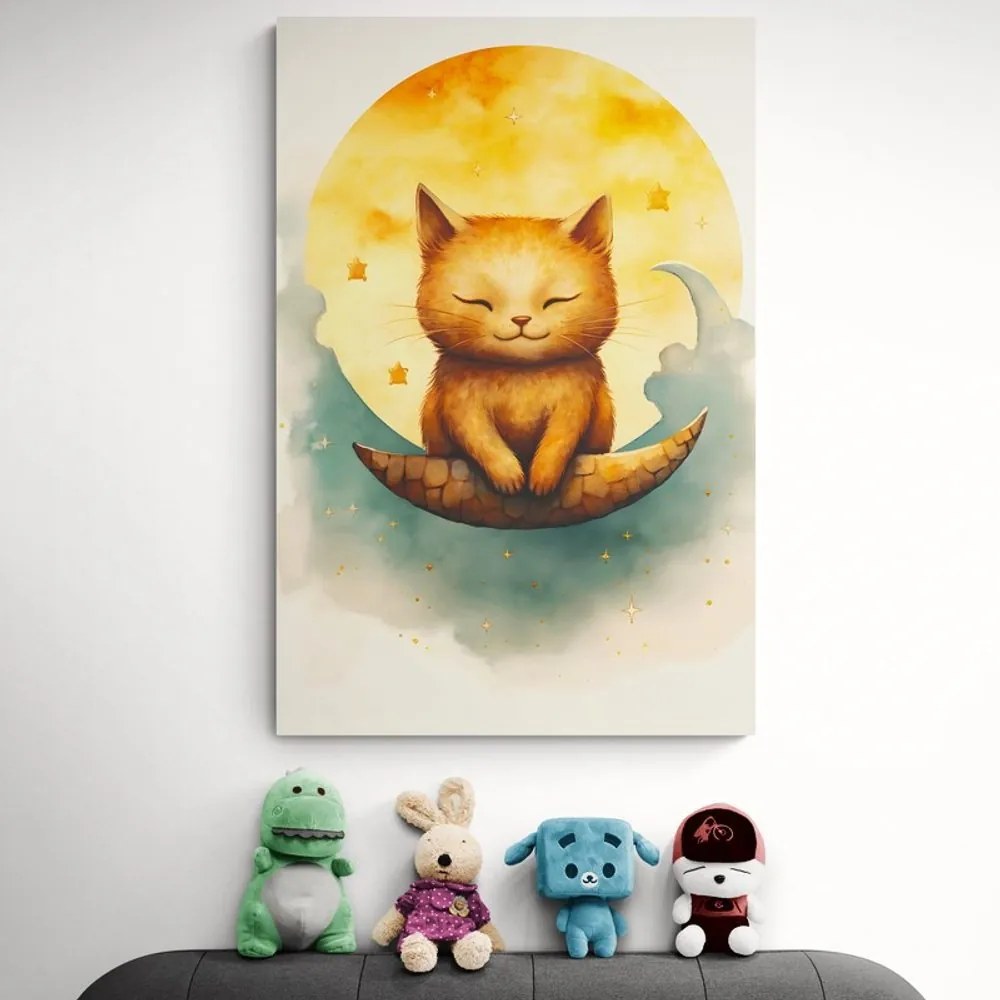 Stampa su tela – Gatto sognante