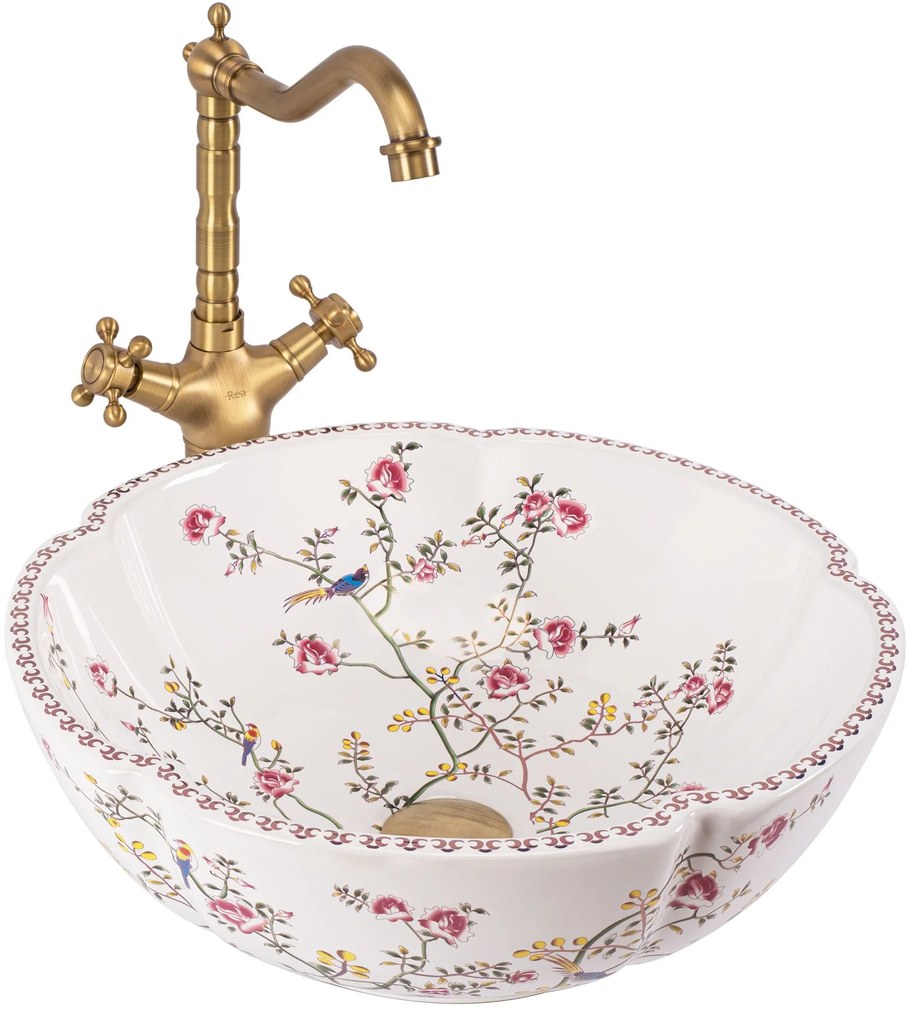 Lavabo da appoggio Rea Felicia