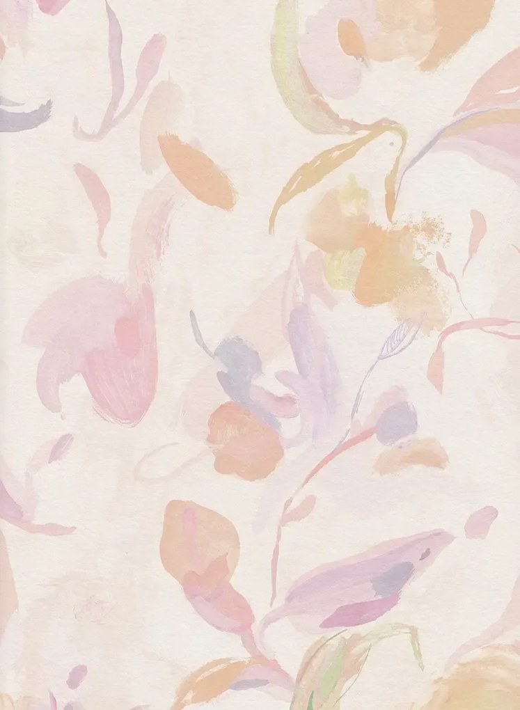 Sian Zeng Carta da parati Abstract Blooms - Pink