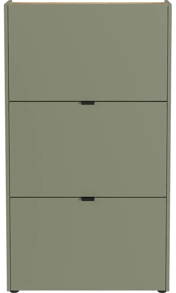 Set di mobili da ingresso di colore naturale/grigio tortora 101x200x22 cm Ameca – Germania