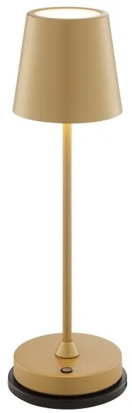 Brilliant - Lampada da tavolo LED ricaricabile dimmerabile a sfioramento ELORA LED/2,5W/5V 2700K IP44 dorata