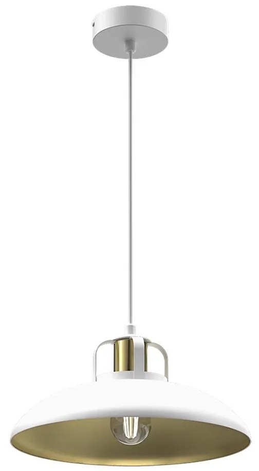 Lampadario su filo FELIX 1xE27/60W/230V bianco