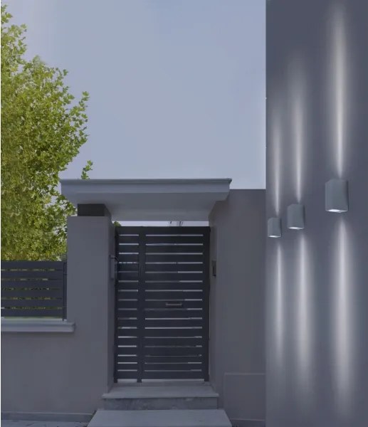 Azzardo AZ4267 - Applique da esterno RIMINI 1xGU10/35W/230V IP54 quadrato