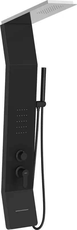 Mexen Yap pannello doccia, nero/cromo - 7612-02-77