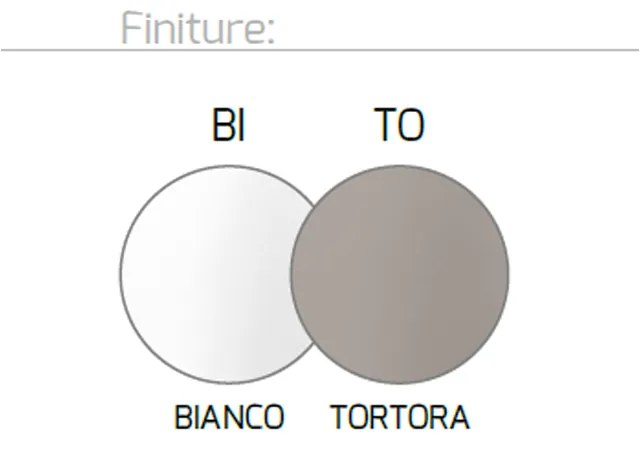 Sospensione Moderna Lap Metallo Bianco E Vetro Tortora 1 Luce E27 42Cm