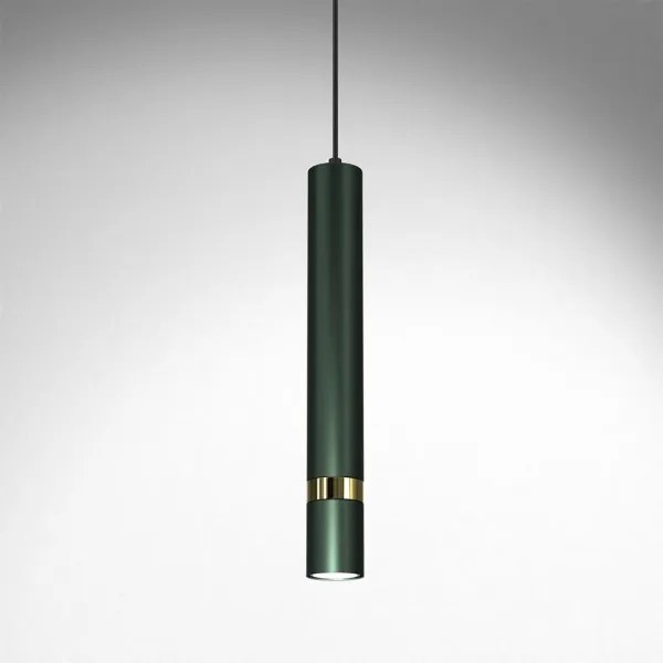 Brilagi - Lampadario a sospensione con filo POKER 1xGU10/25W/230V verde