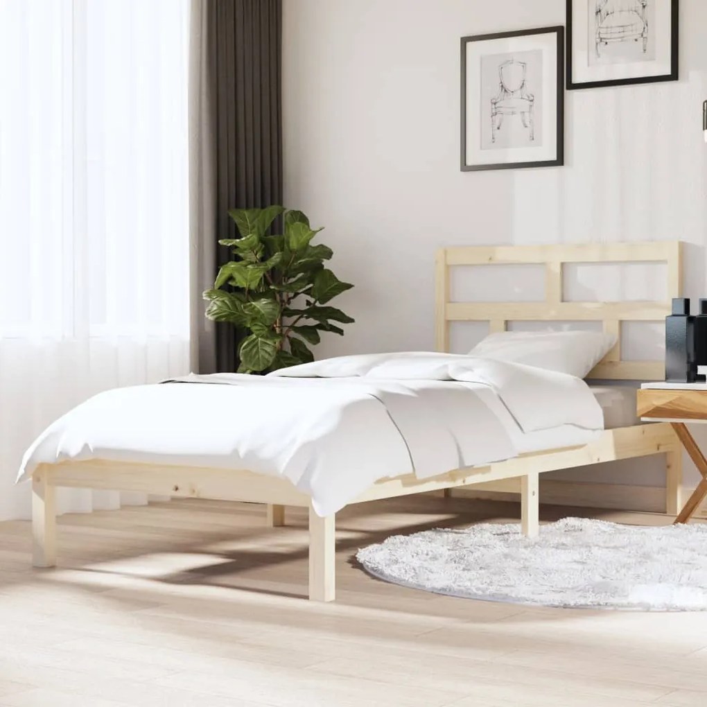Giroletto 90x190 Cm Single İn Legno Massello /