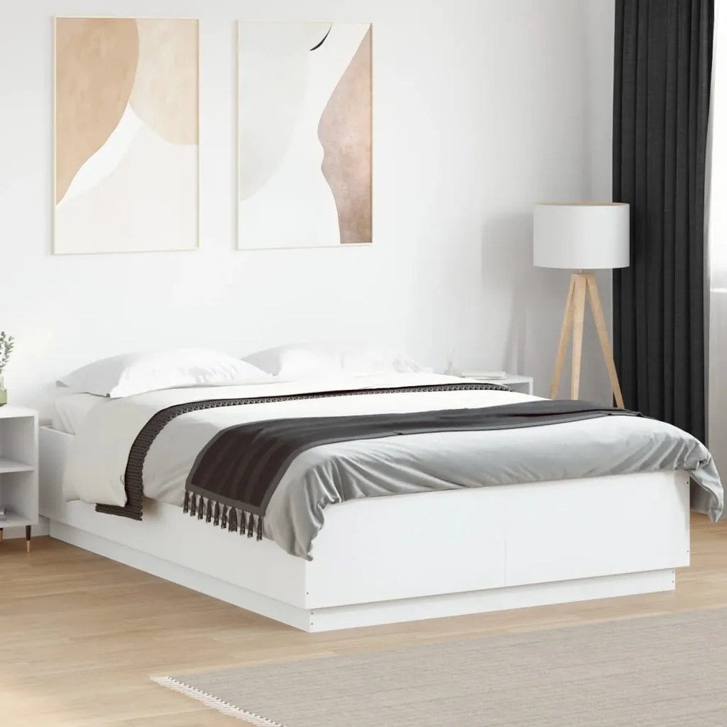 Giroletto bianco 140x200 cm in legno multistrato