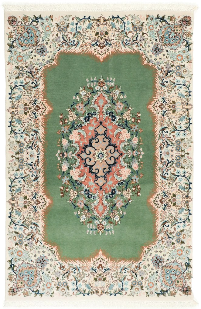 Tabriz Tappeto persiano 100x150 (Iran) Annodato A Mano
