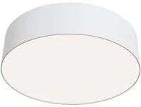 Plafoniera Moderna Zon Alluminio Bianco 26W