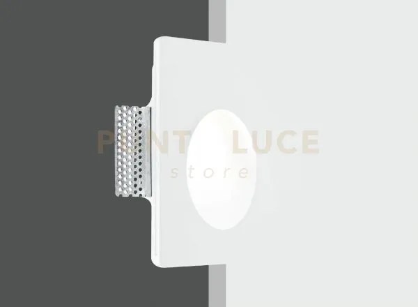 Segnapassi a incasso ariel bianco rettangolare 1 luce attacco gu10 ...