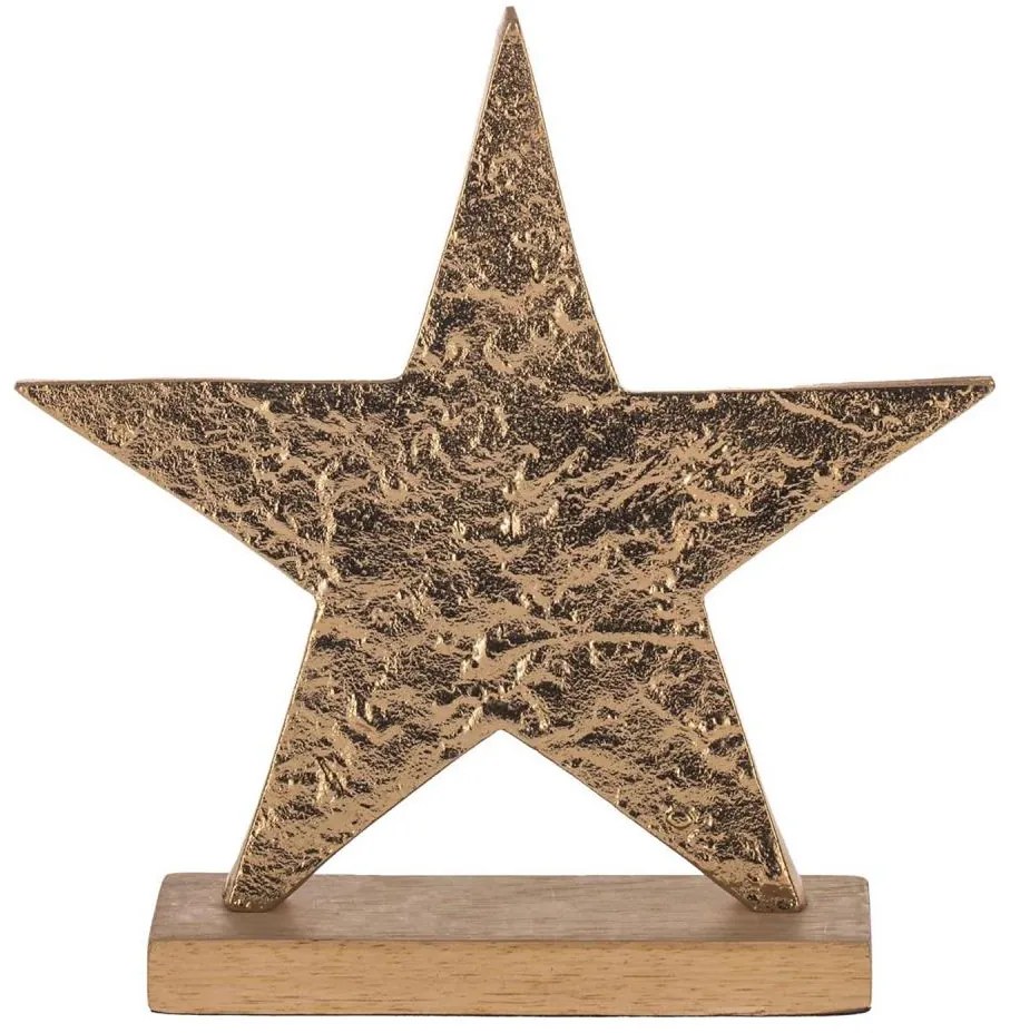 Eglo 427115 - Decorazione natalizia BALIGUIAN 21x20,5 cm stella/oro