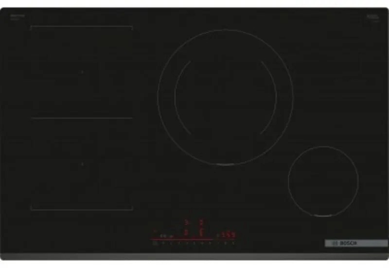 Bosch - Serie 6 PVS831HB1E piani di cottura Black Integrated 80 cm Conpiano cottura a induzione di 4 zona/e