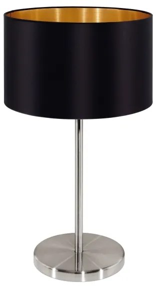 Eglo 31627 - Lampada da tavolo MASERLO 1xE27/60W/230V