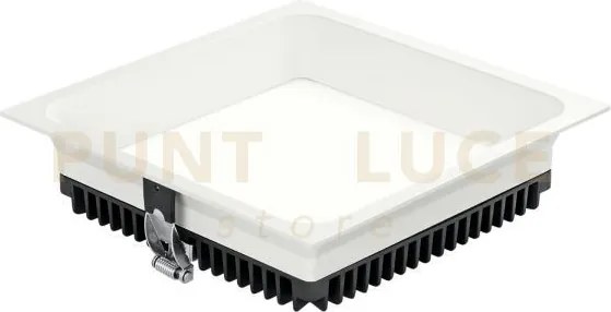 Inc-xanto-c-q220 incasso led xanto bianco quadrato 30w 3000lm 3000k...