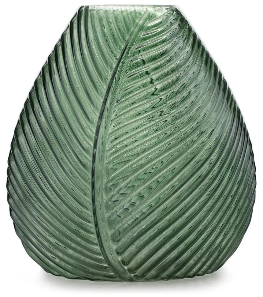 Vaso in vetro verde (altezza 22 cm) Terrassa - AmeliaHome