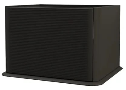Mobile da bagno sotto lavabo BADEN HAUS Bohemia nero laccato opaco L 64 x H 42 x P 50 cm 1 cassetto, lavabo non incluso
