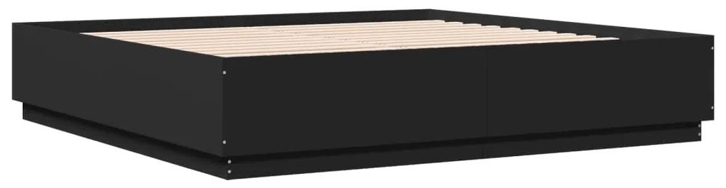 Giroletto nero 180x200 cm in legno multistrato