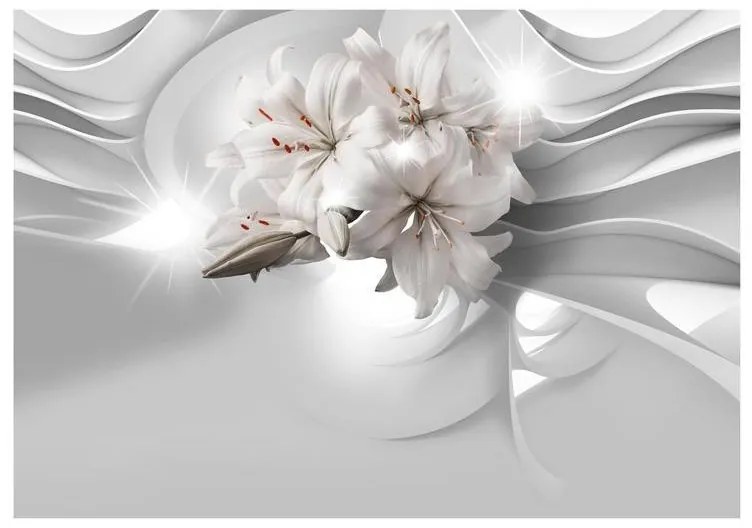 Fotomurale adesivo  Lilies in the Tunnel  Larghezza x Altezza Home decor 196x140