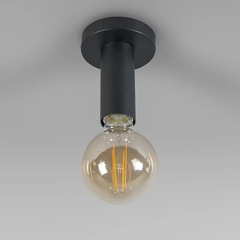 Plafoniera moderna nera - Facil