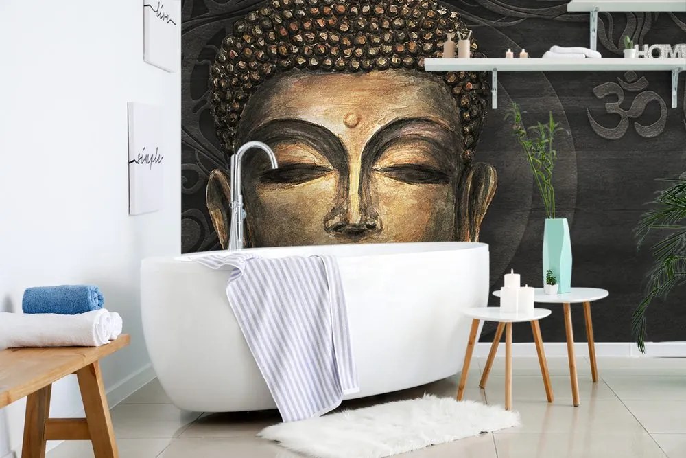 Carta da parati autoadesiva – Volto di Buddha