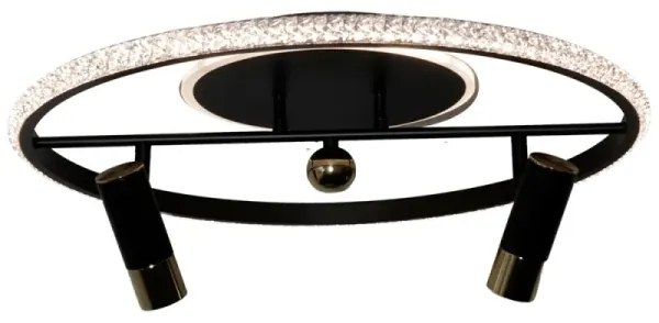 Plafoniera LED dimmerabile LED/60W/230V 3000-6500K nero + telecomando