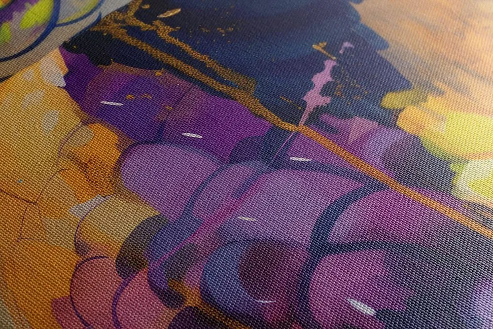 Stampa su tela – Serpente con imitazione di pittura
