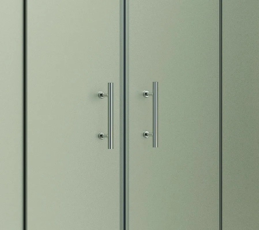 Doccia un lato 200 cm vetro sabbiato apertura centrale KF6000 - KAMALU