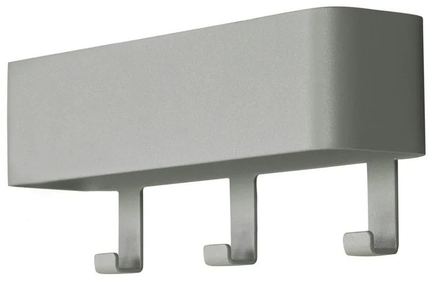 Attaccapanni da parete verde polveroso in metallo con scaffale 27 cm Dax Play – Spinder Design