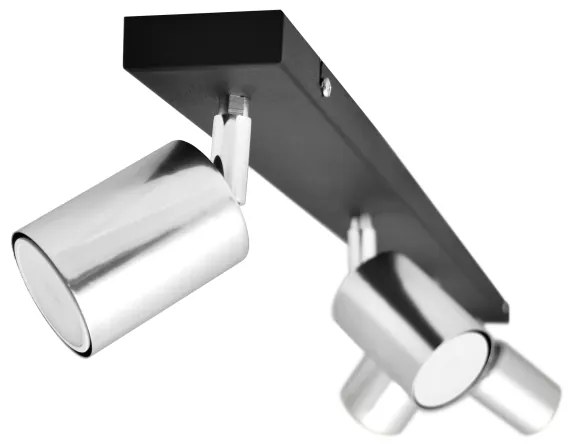 Faretto LED TUNE 4xGU10/4,8W/230V cromo opaco/nero