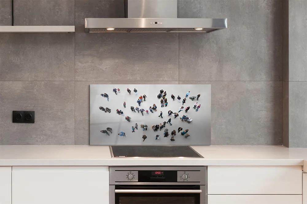 Pannello paraschizzi cucina Gente di volo degli uccelli 100x50 cm