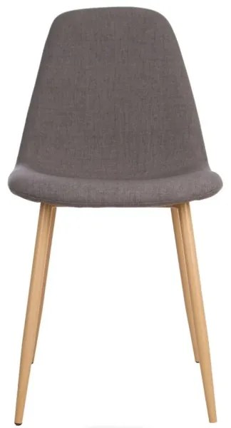 SET 4x Sedia da pranzo ROKA grigio scuro