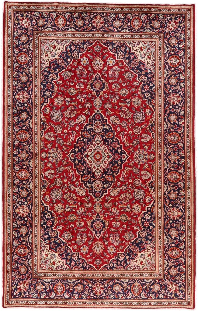 Kashan Tappeto 310x200 (Iran) Annodato A Mano