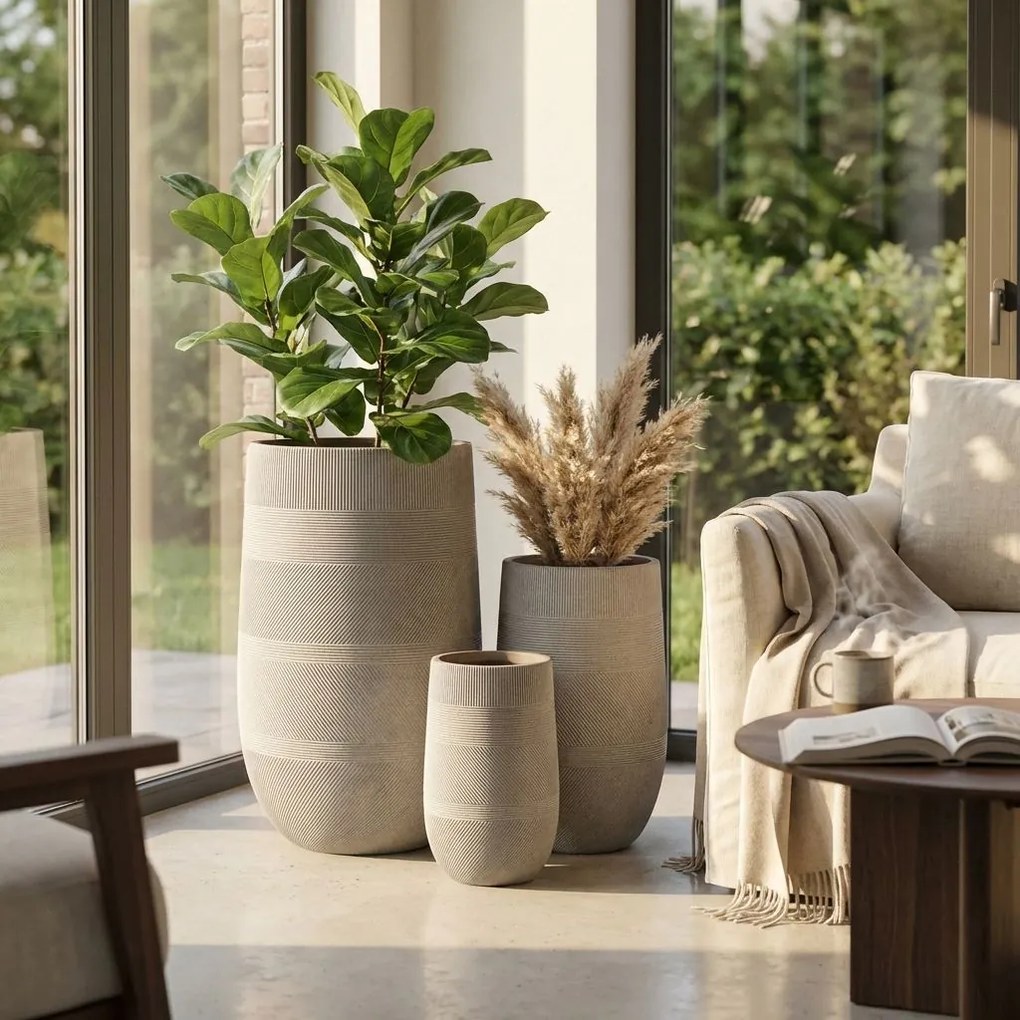 MIGUEL - set di 3 vasi