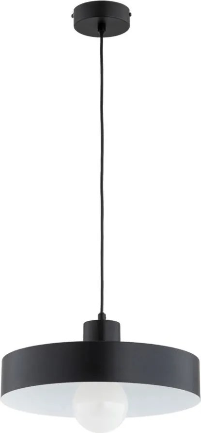 Lampada a sospensione con cavo NEVERA 1xE27/15W/230V nera