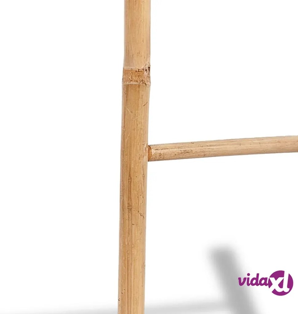 vidaXL Supporto Asciugamani a Scaletta con 6 Gradini in Bambù