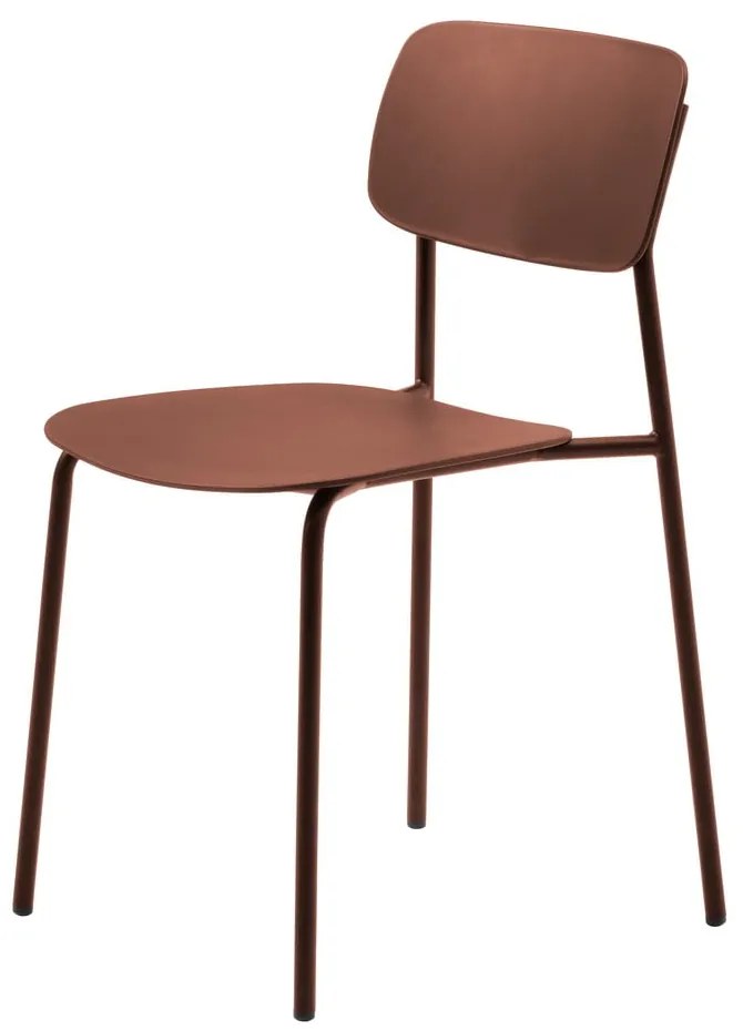 Sedie da pranzo in set color terracotta 2 pz Kirkland – Unique Furniture