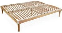 Rete a Doghe in legno di faggio Basculanti Ergonomiche per Letto Matrimoniale King Size 170x185 H 32cm