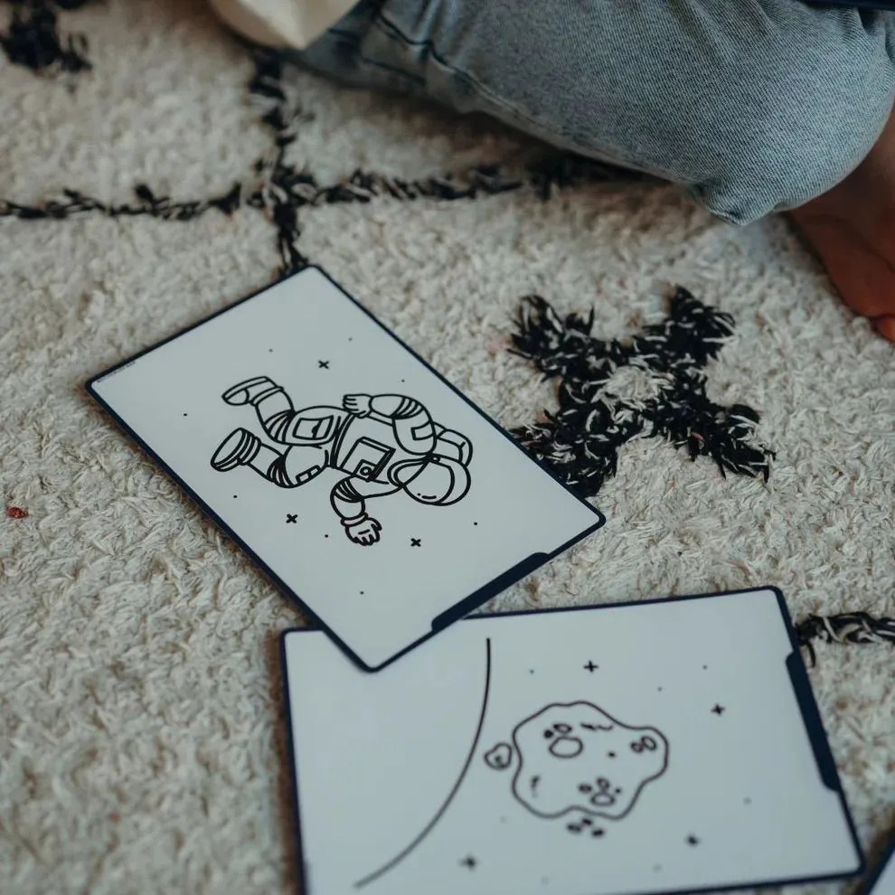 Kidywolf - Tavoletta da disegno Kidydraw mini - galaxy