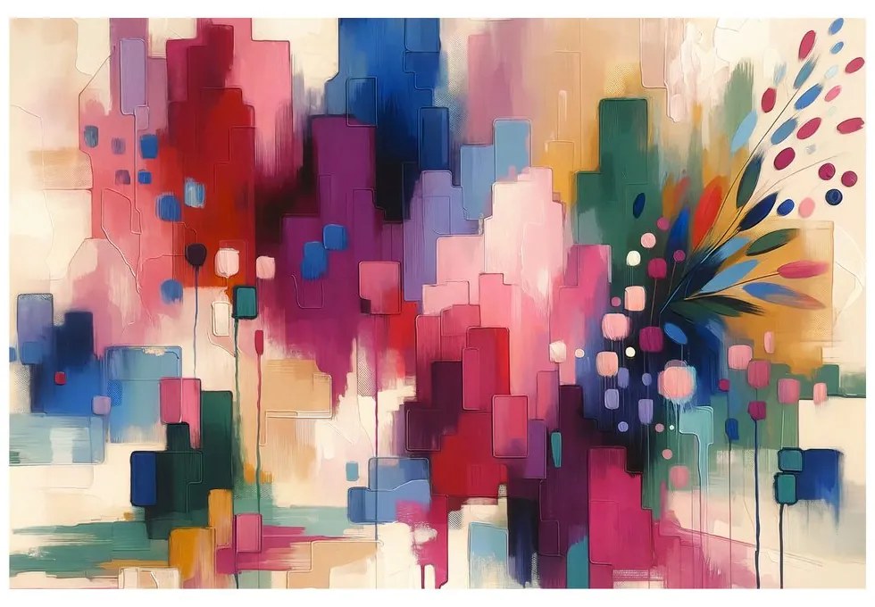 Quadro su tela – Astrazione multicolore