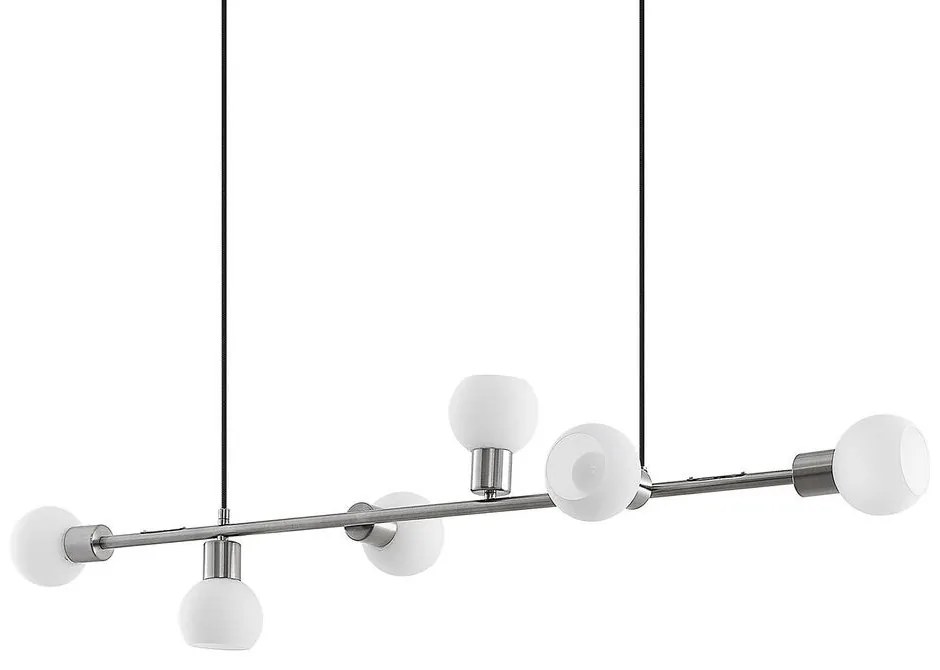 Lindby - Biscala Lampada a Sospensione Nickel/Opal Lindby