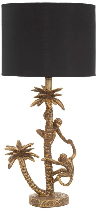 Lampada da Tavolo Palma Elegante con Base a Forma di Palma