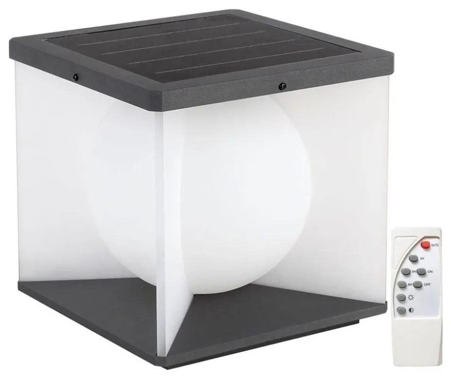 Lampada da parete solare LED 8W 3,7V IP65 3000K