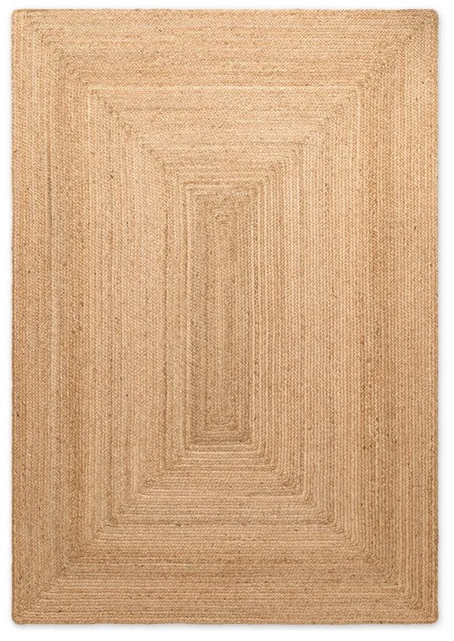 Tappeto di colore naturale in iuta reversibile e tessuto a mano 80x150 cm Sharmila Natural Brown – Hanse Home